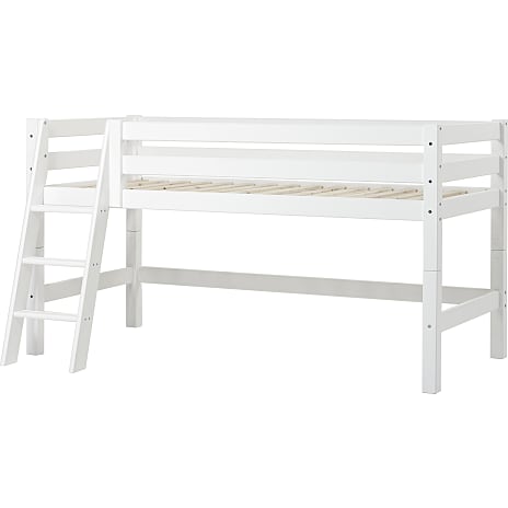 Hoppekids ECO Luxury halvhøj seng med skrå stige 90x200 cm