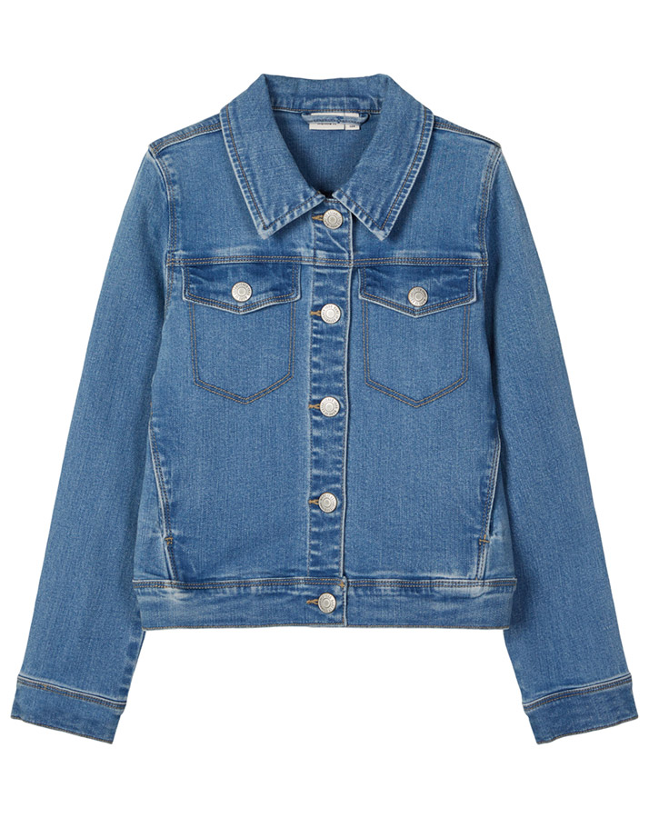 Jeans-Jacke NKFMINNIE BATEGANI DNM 2400 in medium blue denim