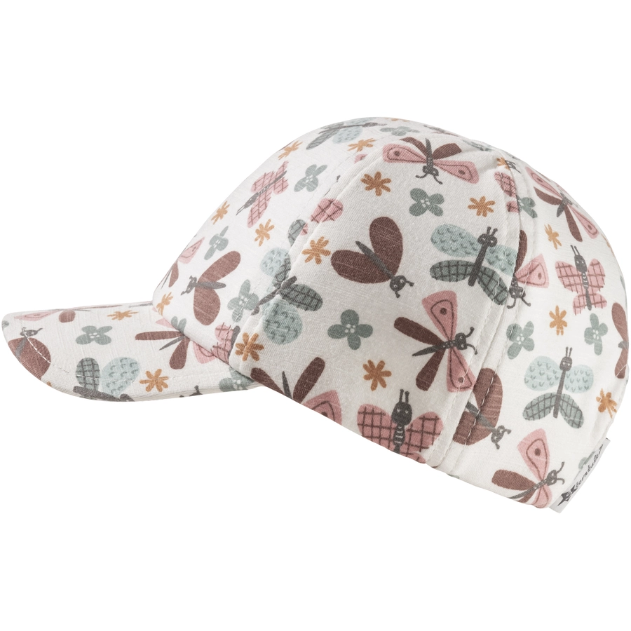 Sterntaler Baseball-Cap Schmetterlinge ecru