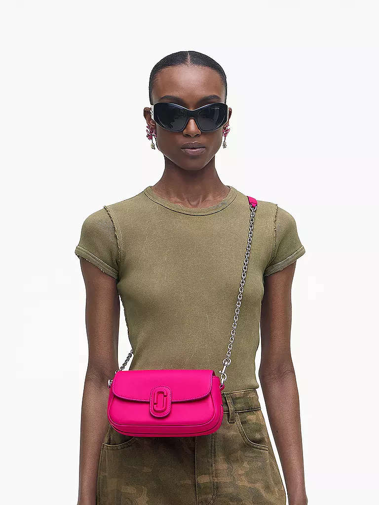MARC JACOBS Ledertasche - Mini Bag THE CLOVER SHOULDERBAG pink