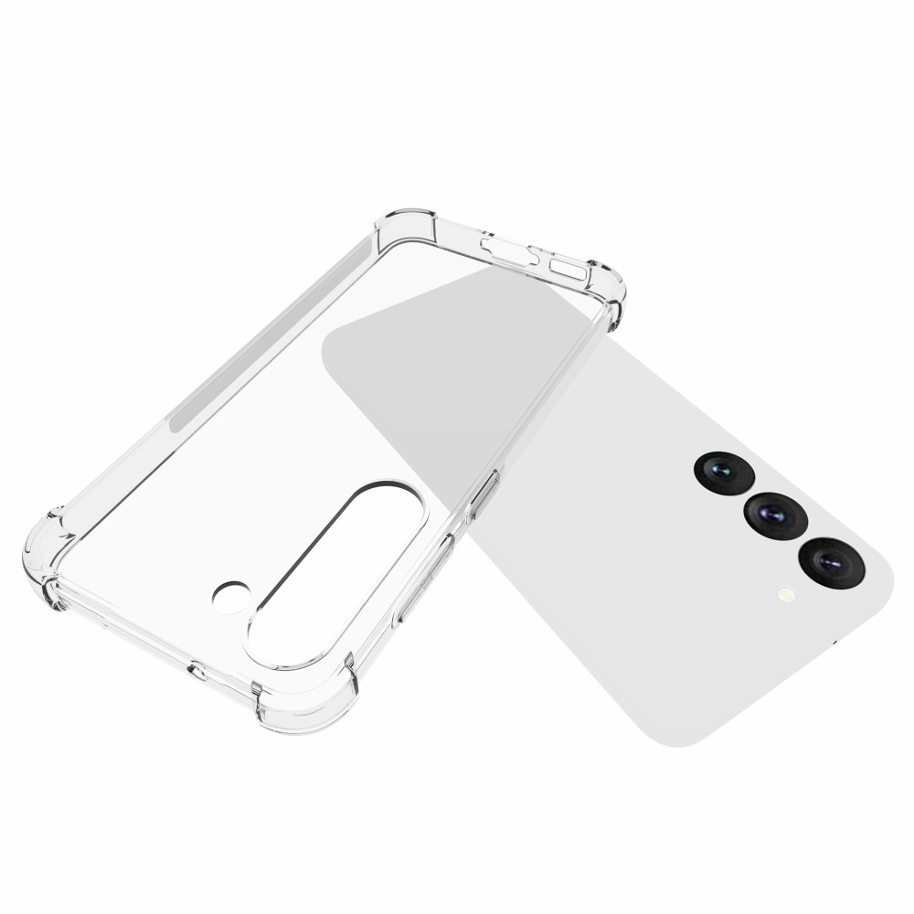 Samsung Galaxy S23 5G Gummi Hülle Case Slim Design mit Air Cushion Fallschutz - Transparent