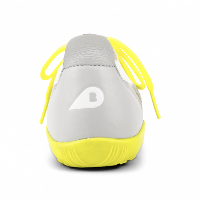 Bobux Bobux Step-up Play Knit gris blanc jaune