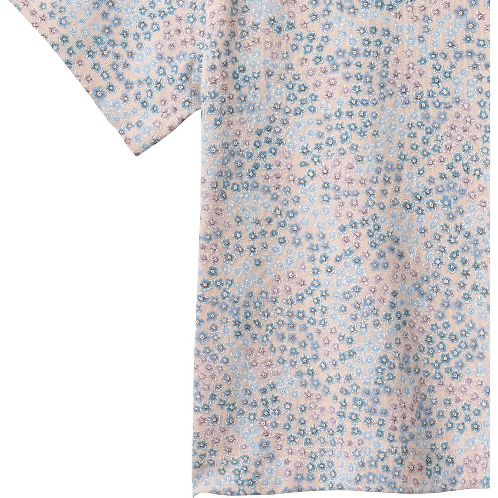 Køb Wheat Powder Blue Flowers T-shirt S/S Ella