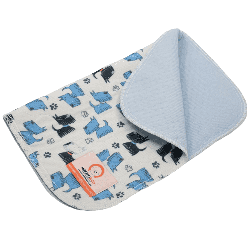 Protetor de cama reutilizável azul Misoko & Co - 70 x 80 cm