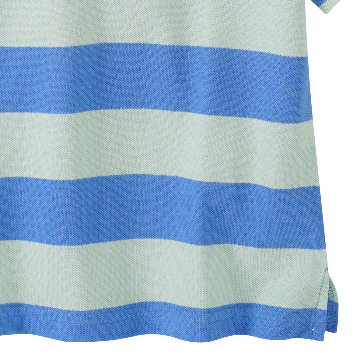 Topolino Jungen Poloshirt mit Streifen hellgrün / blau