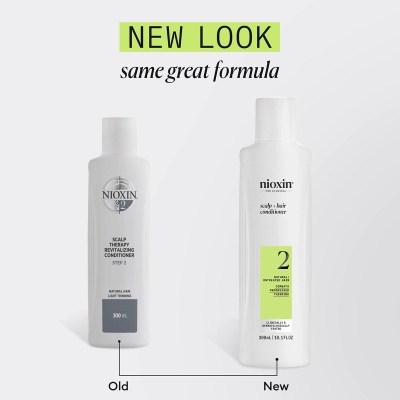 Nioxin System 2 Scalp + Hair Conditioner 300 ml - Natural/Untreated Hair