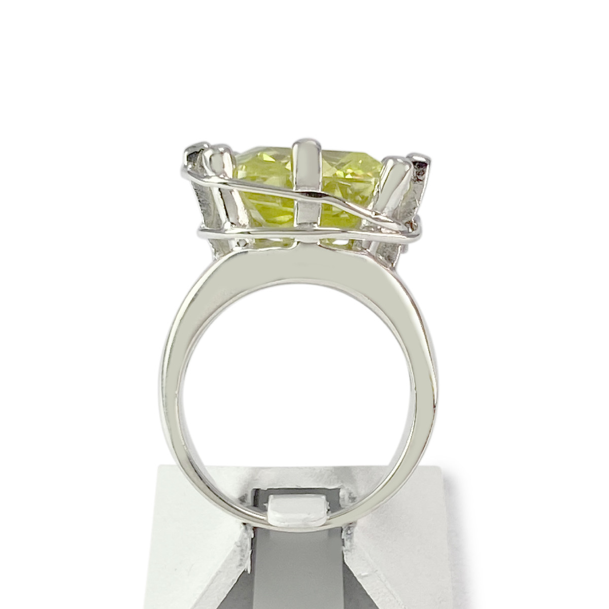 Bague d'occasion argent 925 pierre imitation