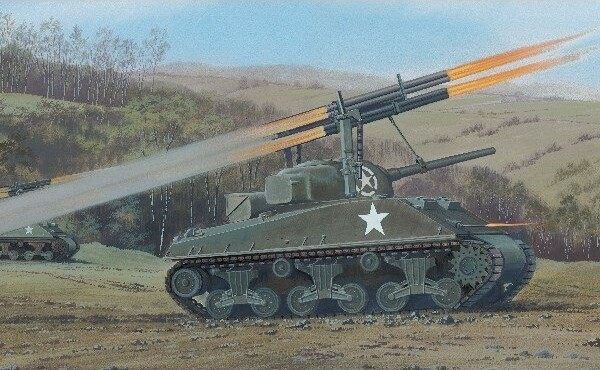 Airfix - Sherman Calliope Tank Byggesæt - Vintage Classics - 1:76 - A02334V