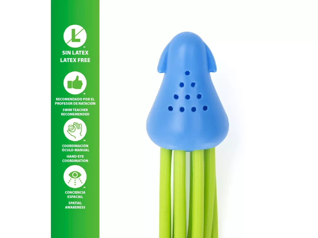Jeu de Piscine Bestway Squiggle Wiggle avec Pieuvres de Couleurs Bleu Orange Vert pour Enfants à Partir de 3 Ans