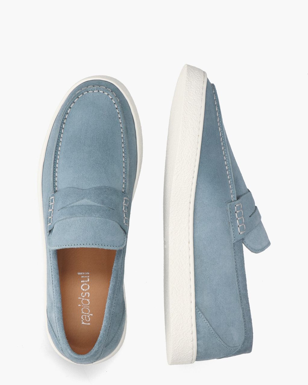 Rapid Soul Twan Lichtblauw Herenloafers