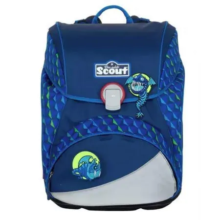 Scout Alpha Schulranzenset Flying Monsters, 4-teilig