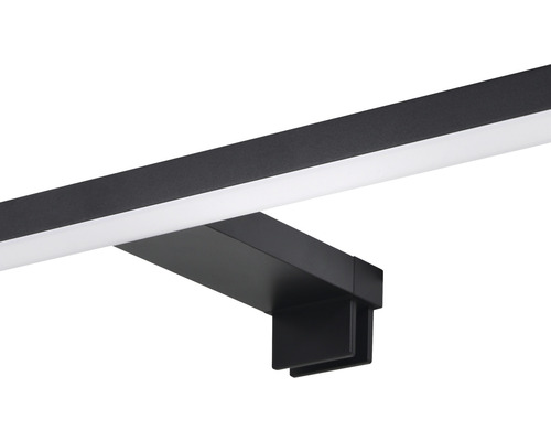 FLAIR LED spiegelklemlamp 870 lm 3000 K HxBxD 13,6x50x3,8 cm Rasalas zwart