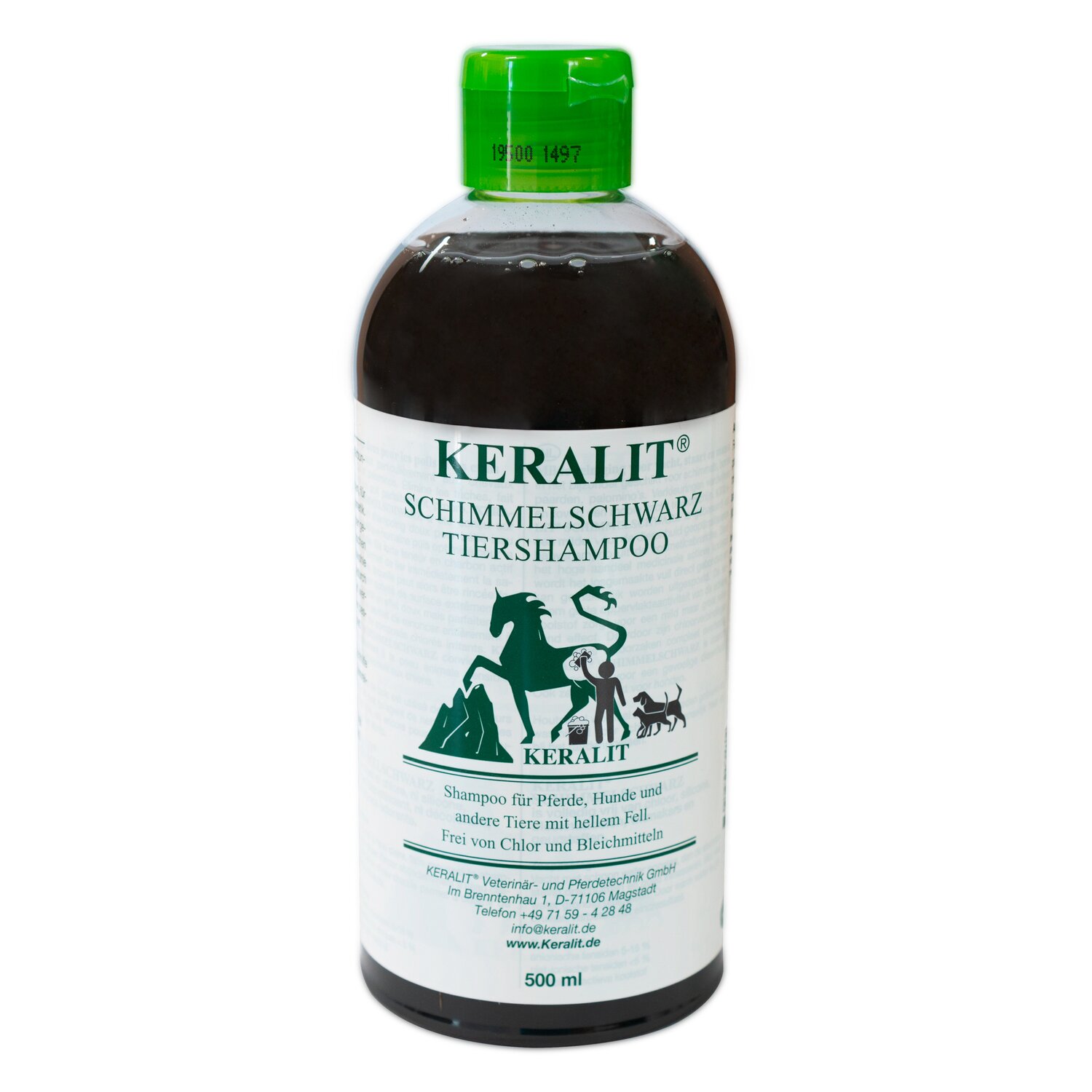KERALIT Schimmelschwarz Tiershampoo  - 500 ml