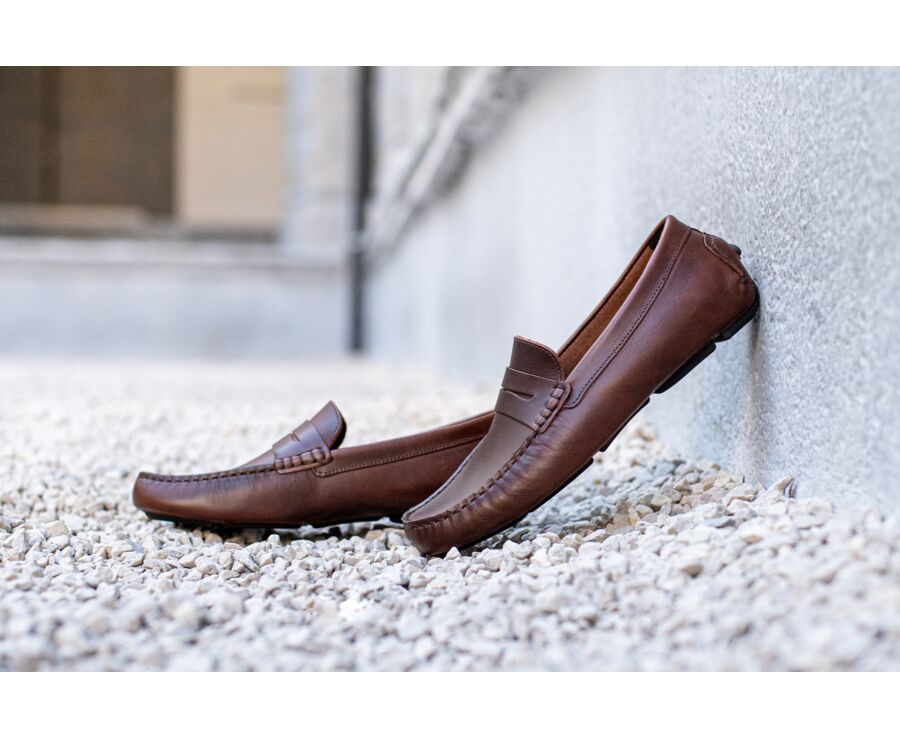 Mocassin homme été Chocolat - SEACREST II
