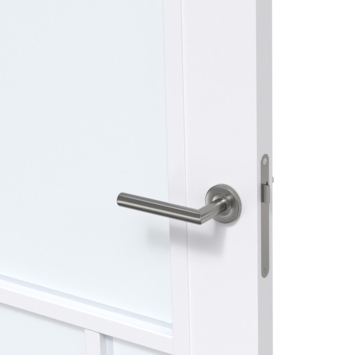 Arne & Bodil binnendeur ABD509 satijnglas - extra wit afgelakt - glaslat extra wit