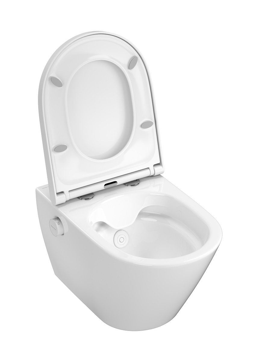Plazan Genera douche wc randloos met softclose zitting