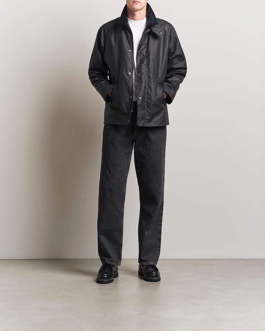 Barbour Lifestyle Tracker Wax Jacket Navy