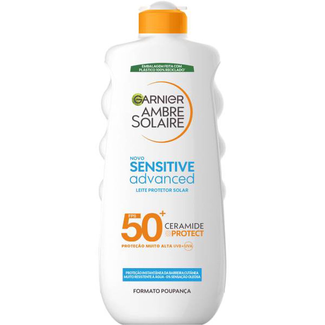 AMBRE SOLAIRE Leite Sensitive Advanced FPS50+ - 400ml