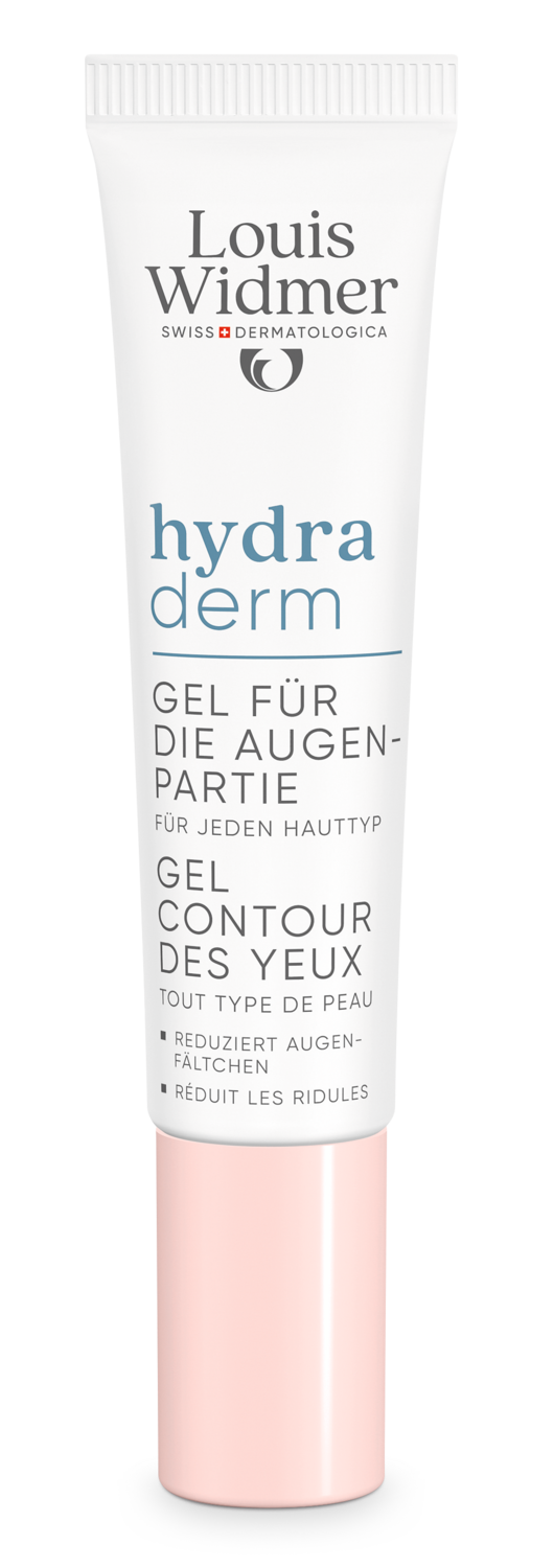 LOUIS WIDMER Hydraderm Gel für die Augenpartie<br>15 ml, Gel, ohne Parfum