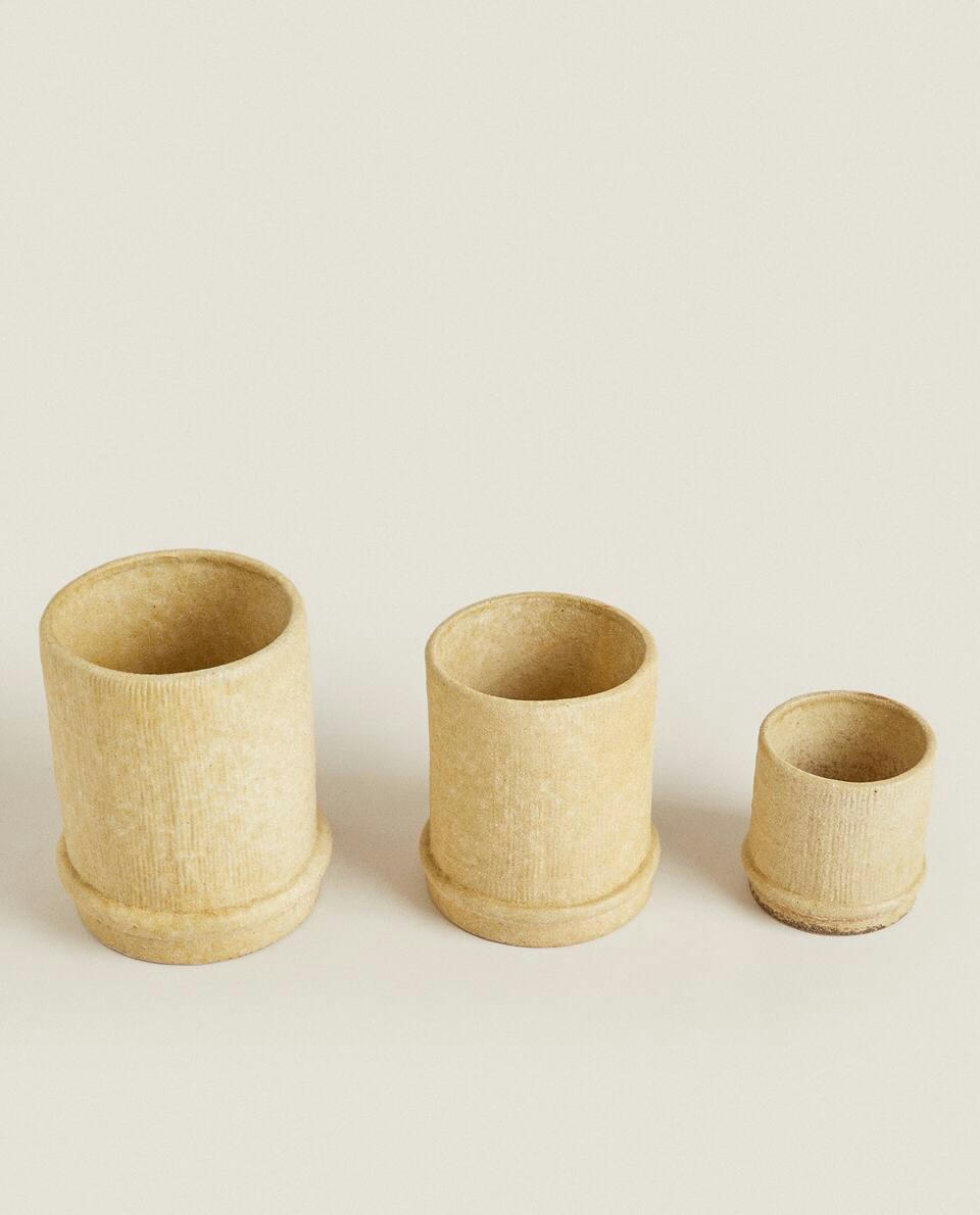 VASO DE FLORES DE CERÂMICA
