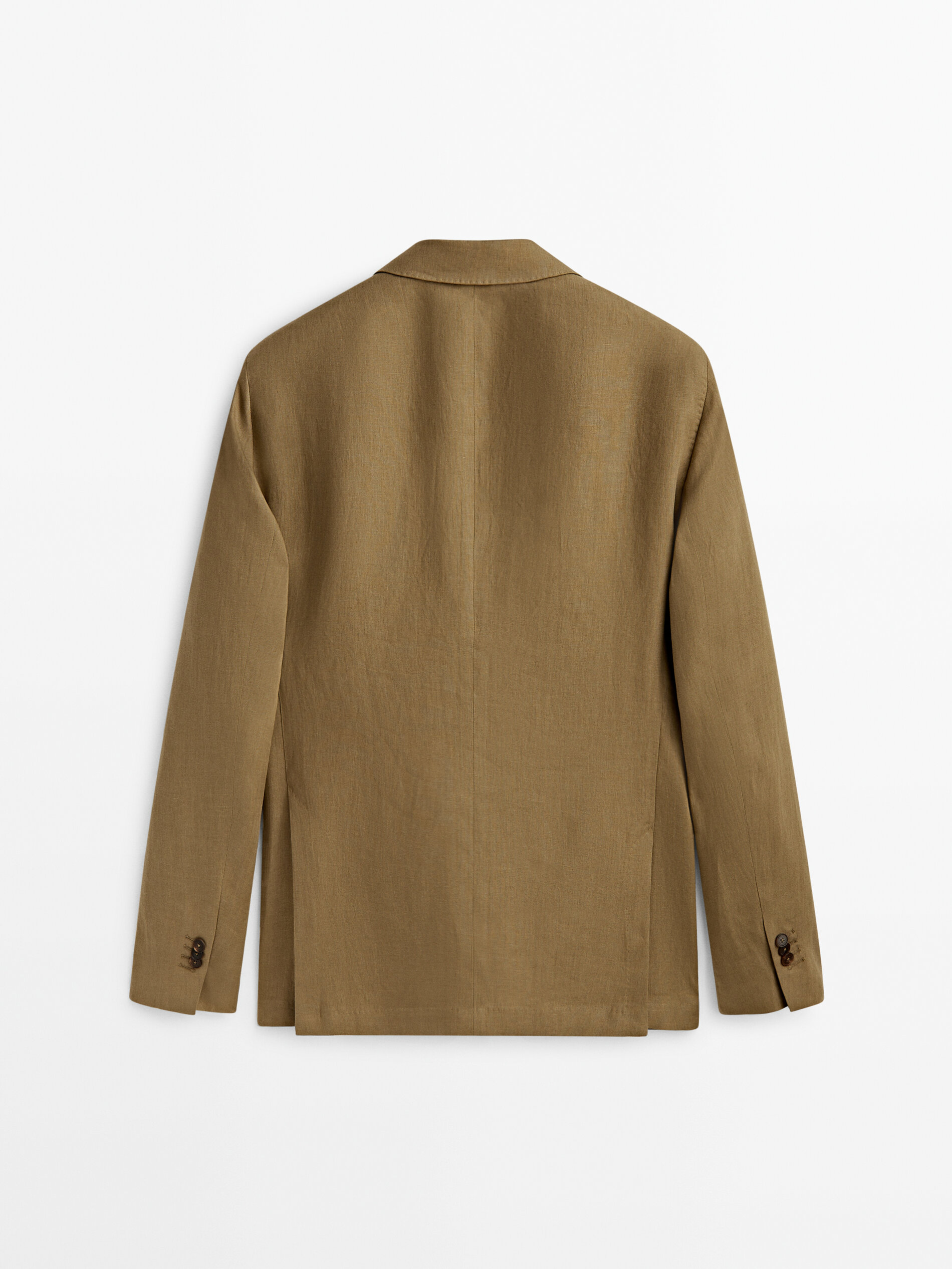 Traje Americana 100% linho - BEGE