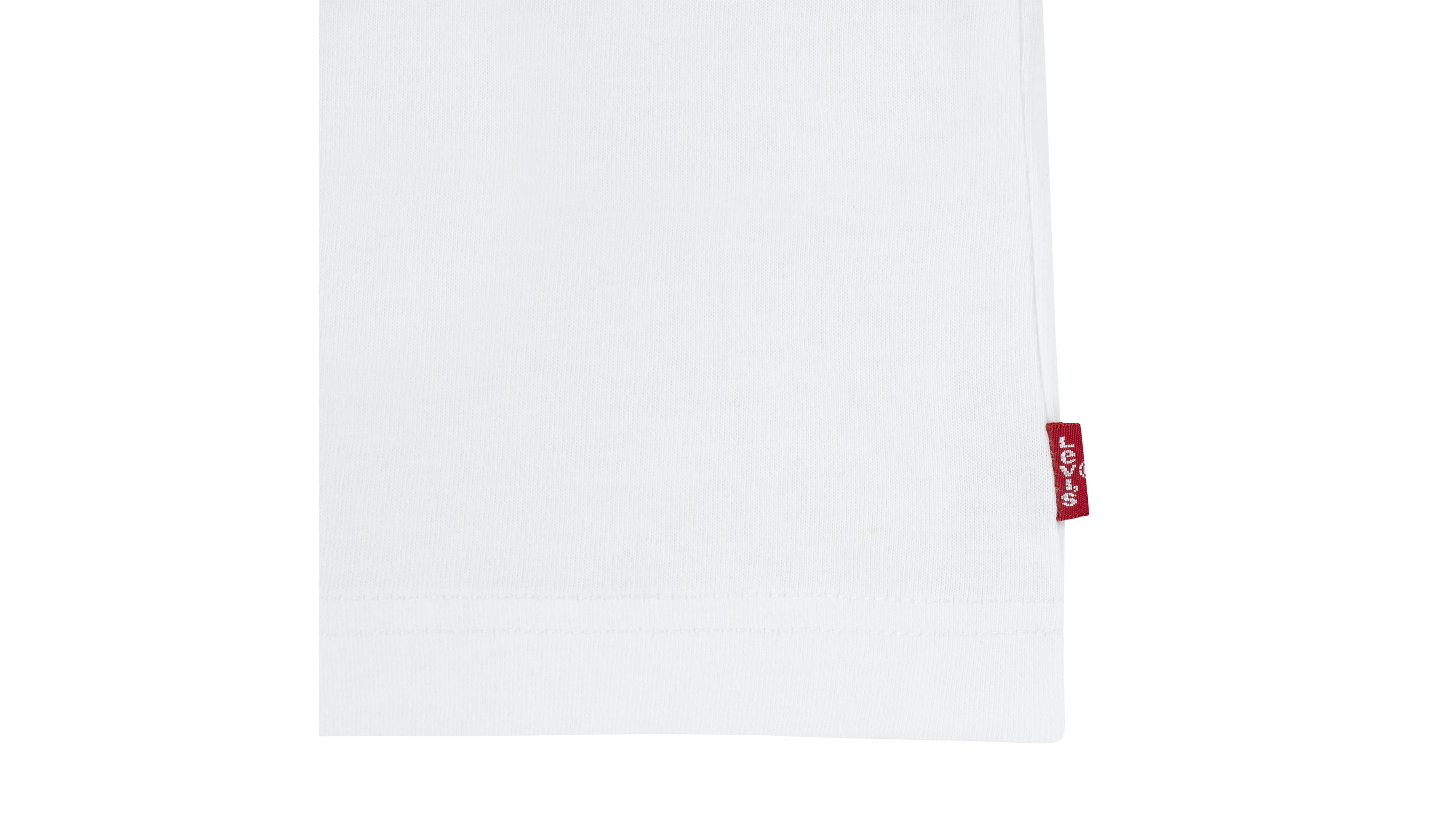 T-shirt à carreaux Batwing - Bright White - Blanc