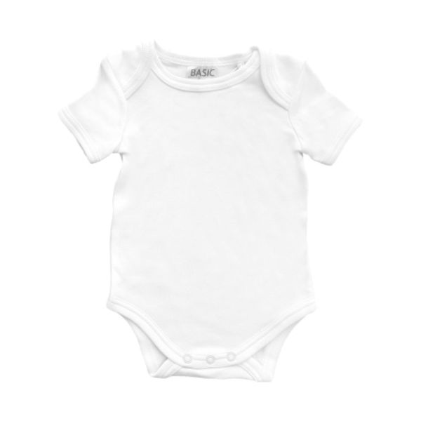 BD Collection Romper Korte Mouw Wit maat 62/68