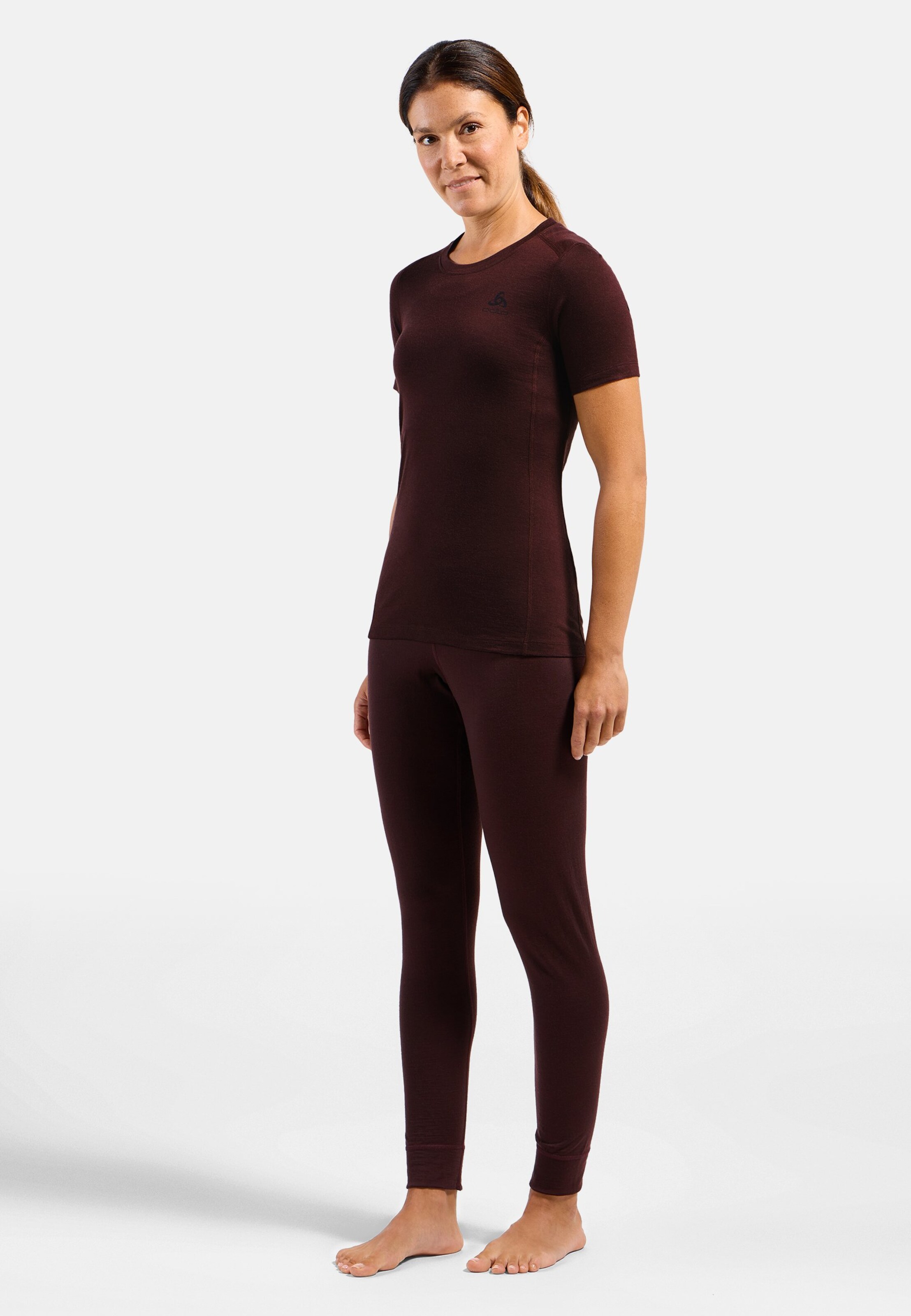 Natural Merino 200 Base Layer T-shirt in fudge