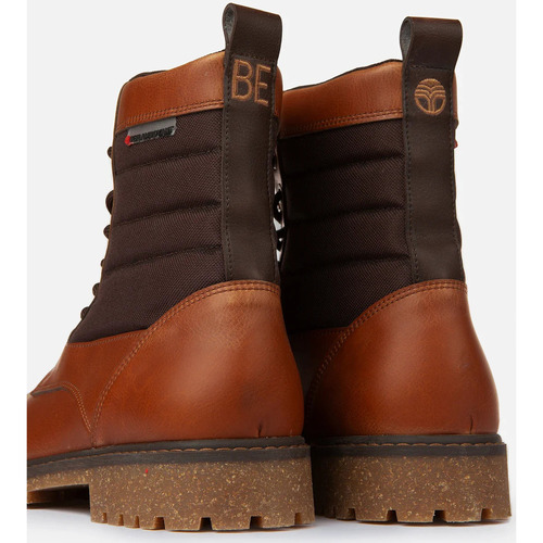 Beflamboyant - CHOCOLATE COCO HIGH TOP VEGAN BOOTS Marrón