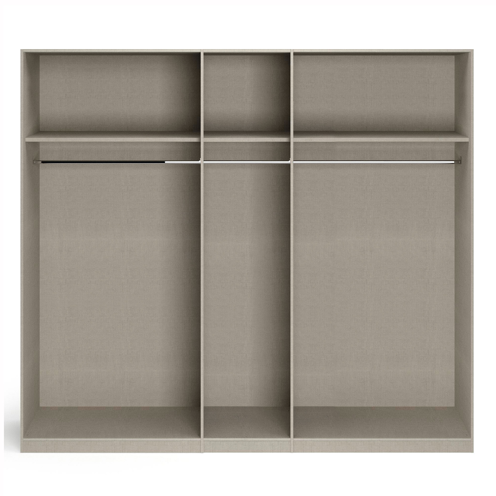 Drehtürenschrank - Sonoma EIche - 5-türig - 226x210 cm