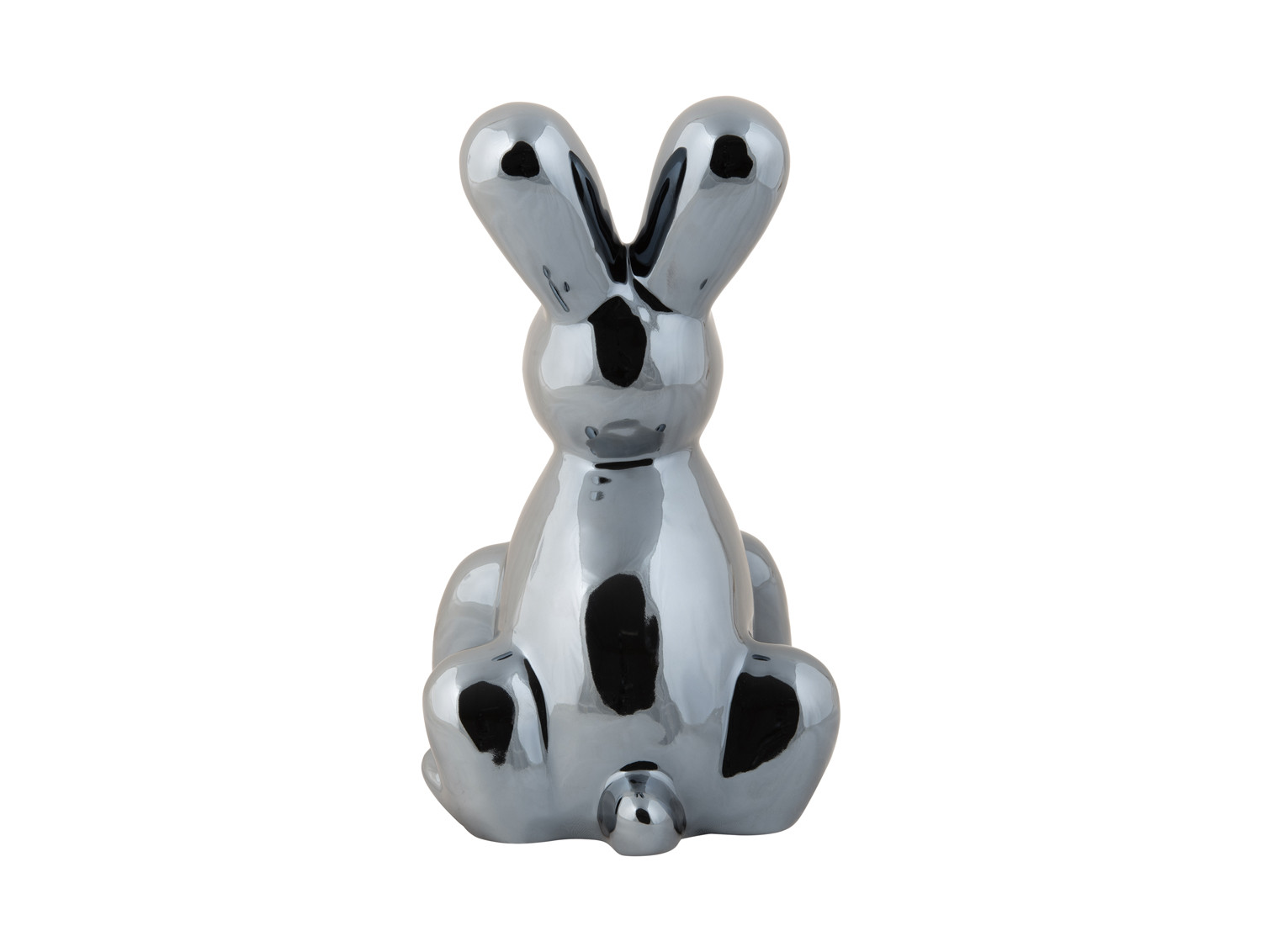 Statue Balloon Bunny Large PT4229BK Black plated