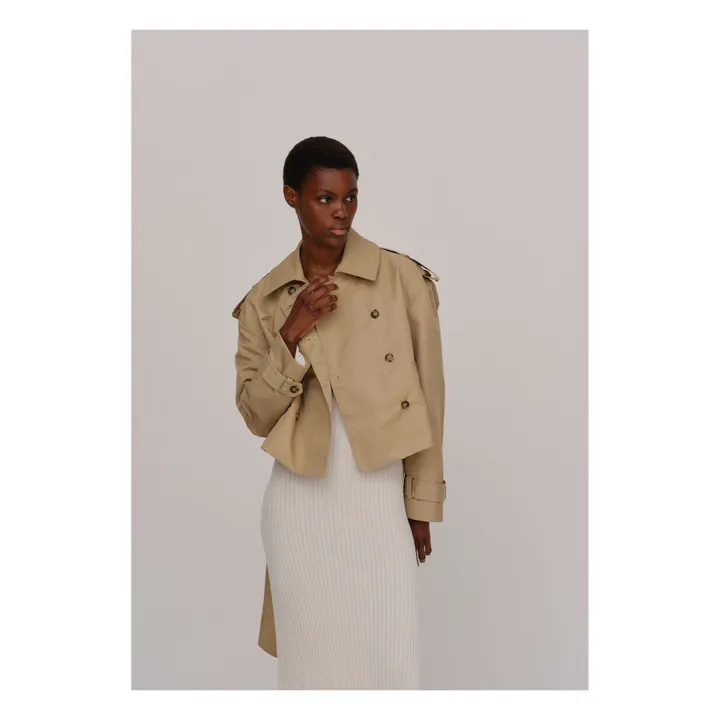 HERSKIND Trench Court Lusia | Crème