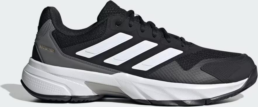 Adidas Performance Courtjam Control 3 Tennis Schoenen Heren Zwart