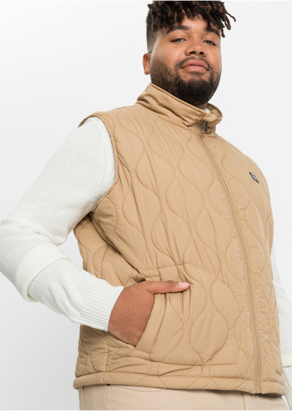 Veste sans manches matelassée en polyester recyclé