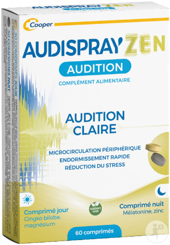 AudisprayZen Audition Claire Complément Alimentaire 60 Comprimés
