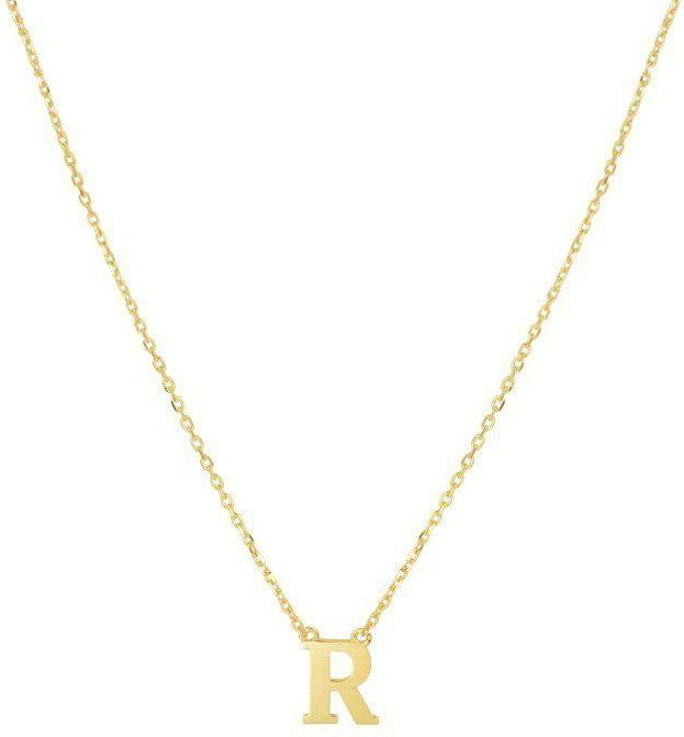 collier letter 40 - 42 - 44 cm 14K geelgoud 4021382