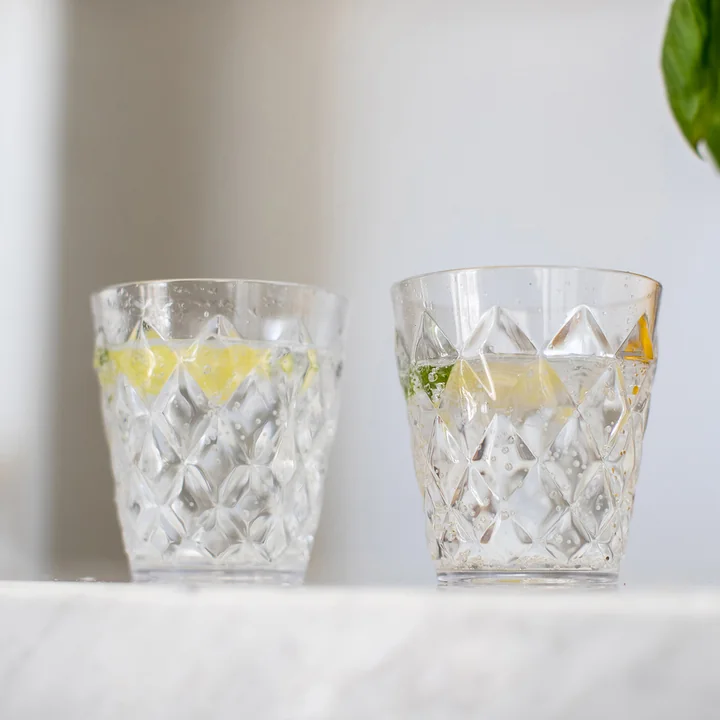 Koziol - Crystal Glas 0.45 l, crystal clear (2er-Set)