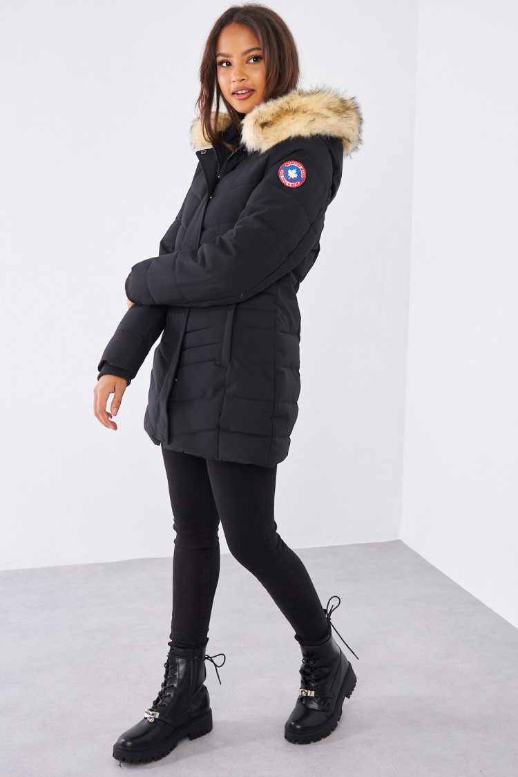 Parka noire ginette / Paragoose
