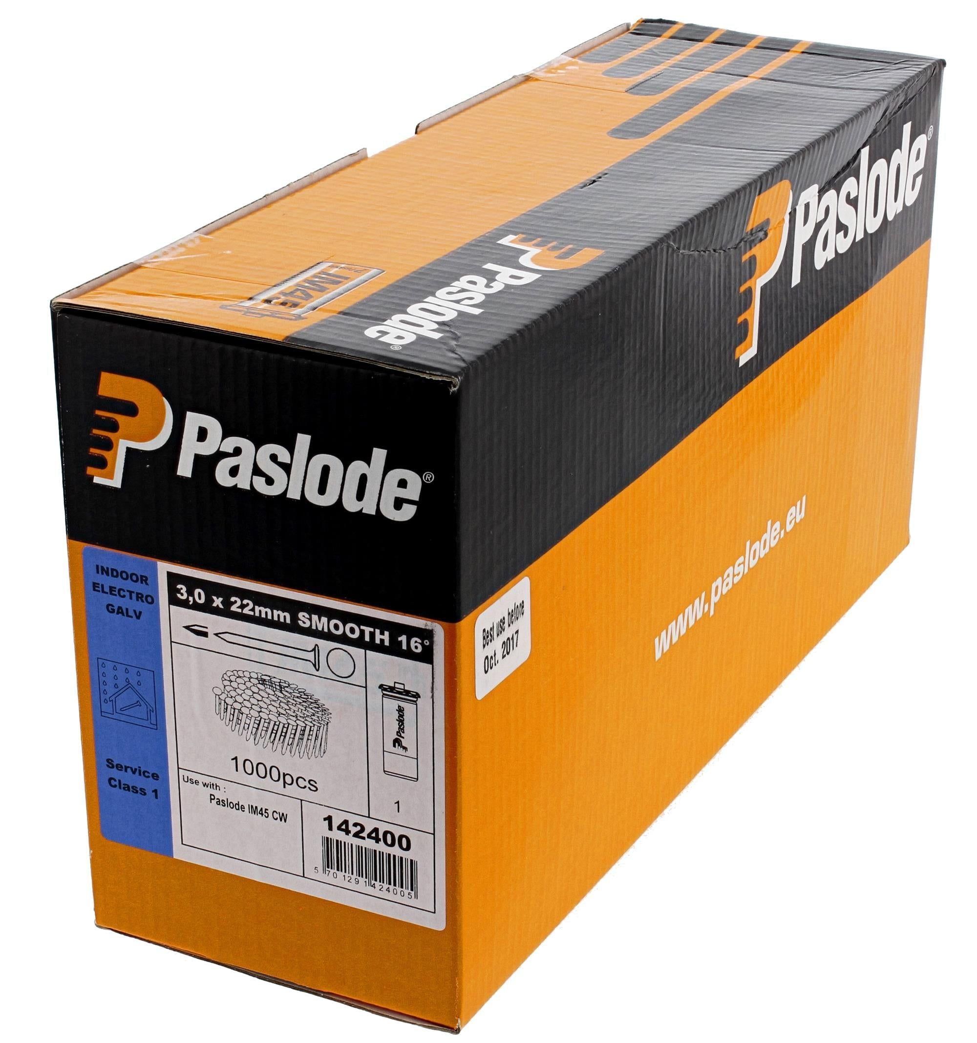 Paslode Asfaltnagel 3,0x25 Glad Thermisch Verzinkt VE=1000 Gas IM45 - 142403