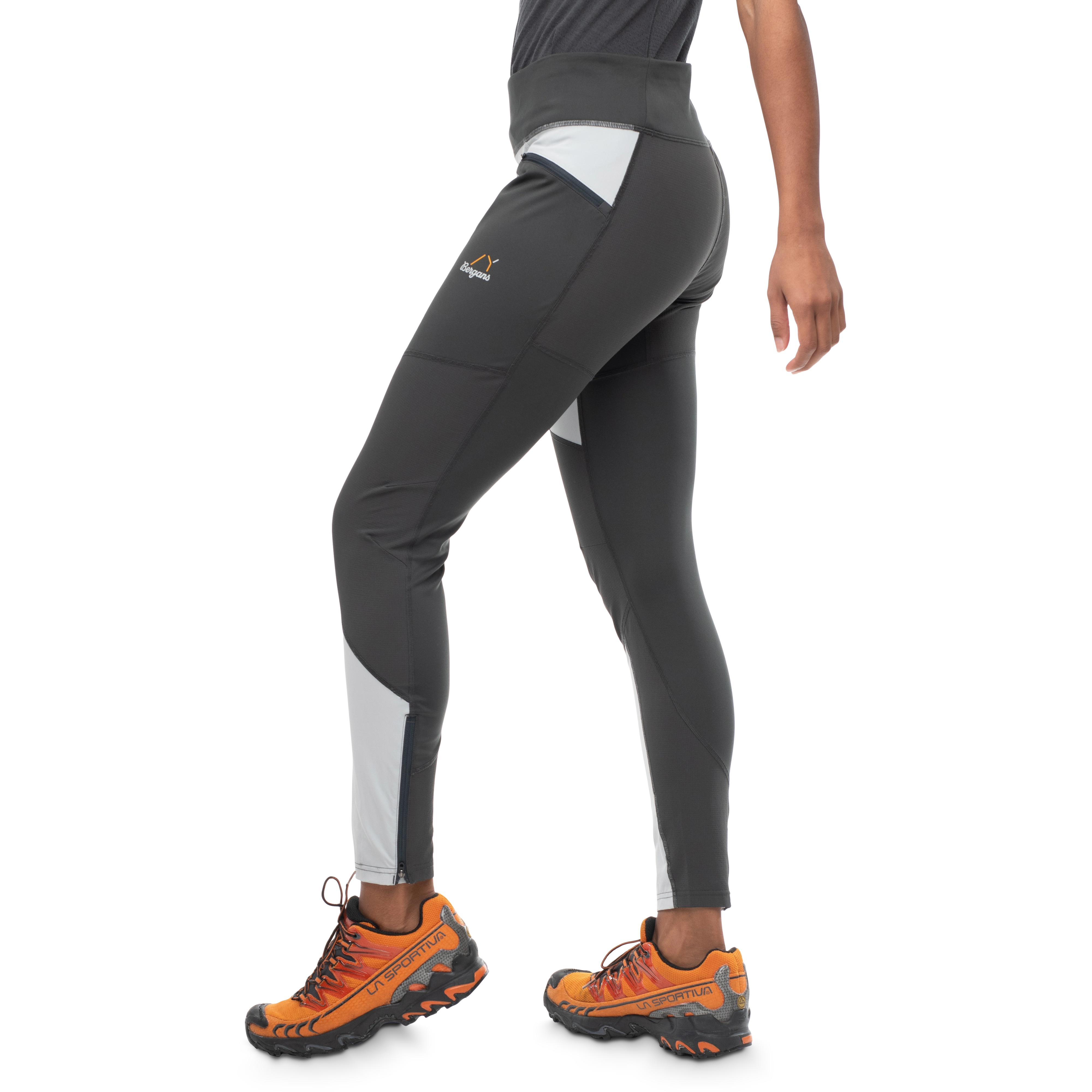 Y LightLine Progressive Tights Women Pearl Grey / Dark Shadow Grey