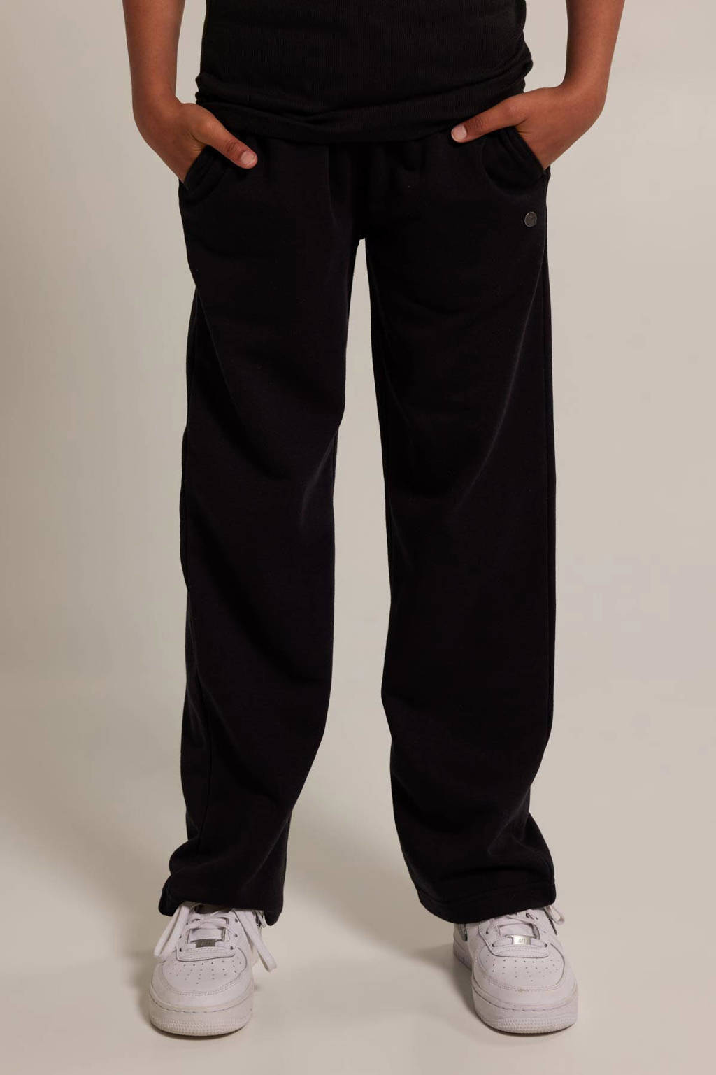 America Today gemêleerde wide leg joggingbroek