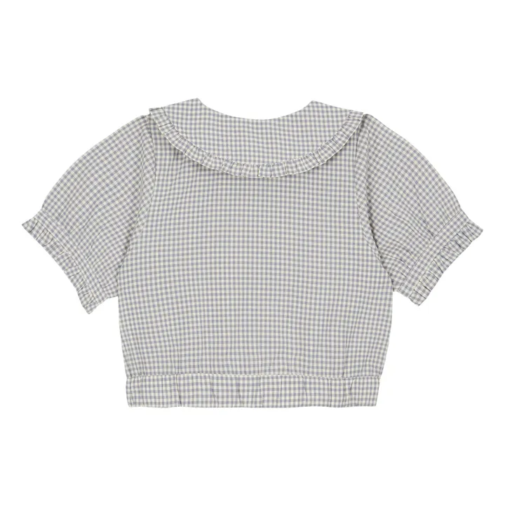 Emile et Ida Blouse Cropped Vichy | Bleu
