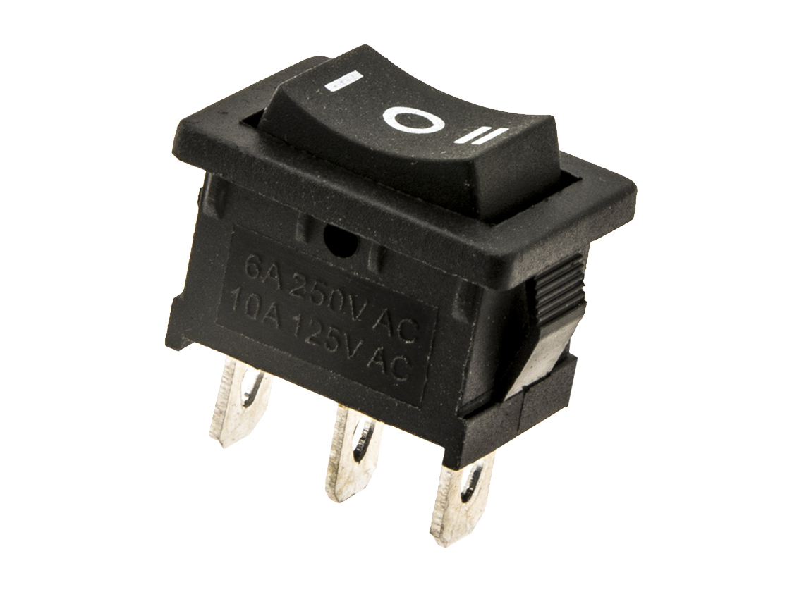 BBA schakelaar On/Off/On 12V 16A mini 3