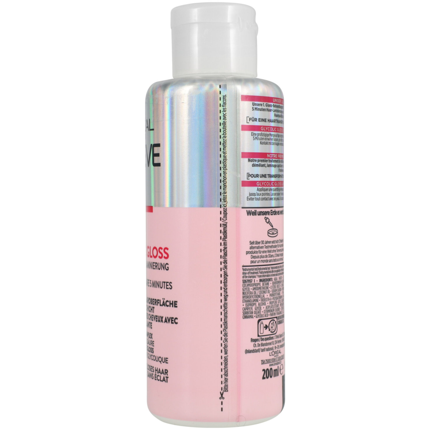 L'Oréal Paris Elseve Glycolic Gloss 5 Minuten Haar-Laminierung