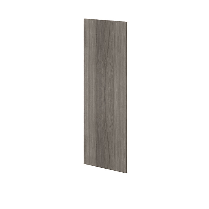 Porte battante effet chêne grisé GoodHome Atomia H. 112,2 x L. 37,2 cm