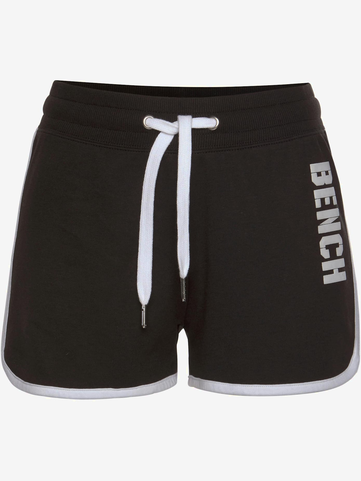 Short en matière sweat short décontracté, ceinture à coulisse élastique