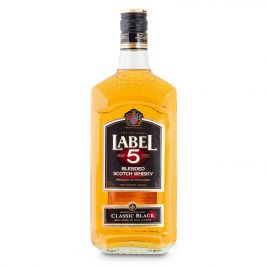 Label 5 Scotch blended whisky