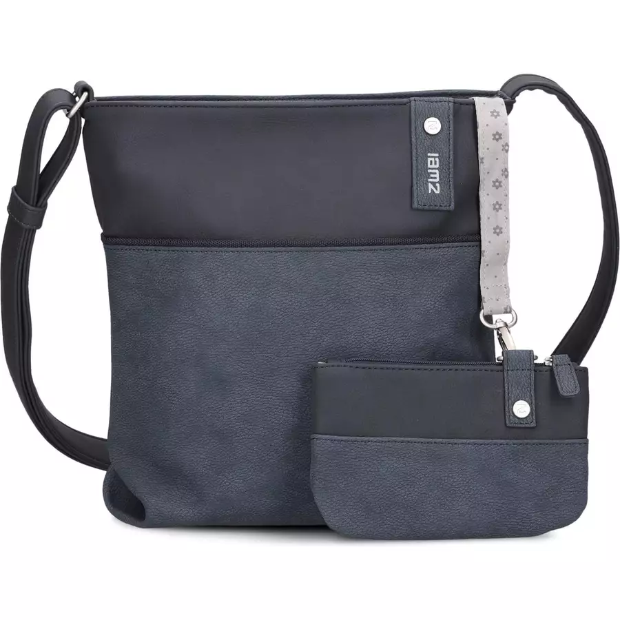 zwei Jana J10 - Schultertasche 29 cm nubuk-ink