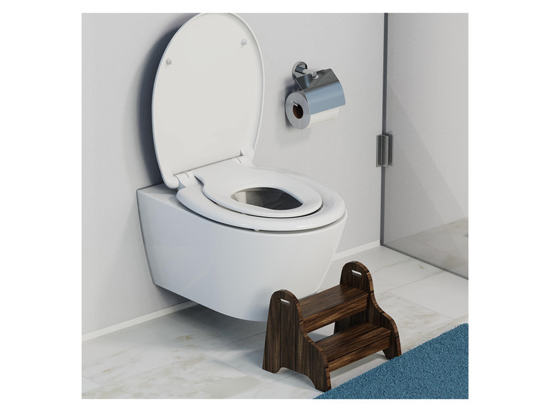 WC zitting duroplast FAMILY WHITE met soft-close-mechanisme en snelsluiting
