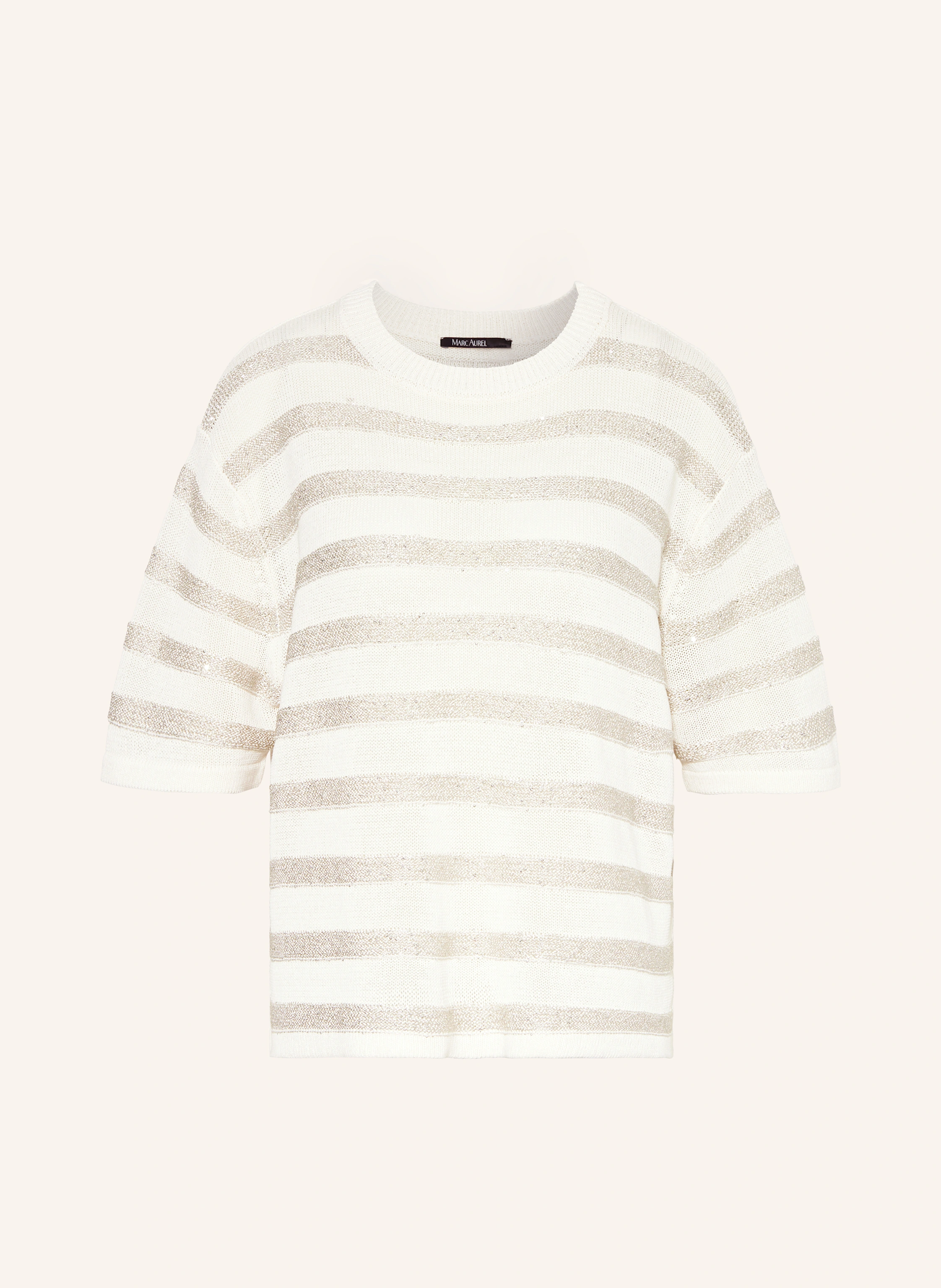 MARC AUREL Strickshirt mit Pailletten